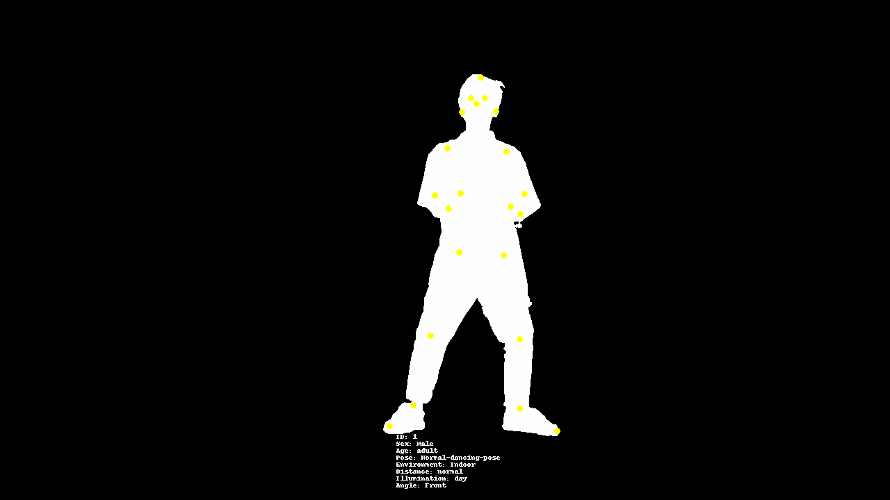 18,860 Images of 466 People - 3D Instance Segmentation and 22 Landmarks Annotation Data of Human Body